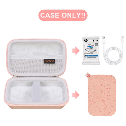 Carrying Case for HP Sprocket Portable 2x3 Instant Photo Printer, KODAK Step Wireless Mobile Photo Printer