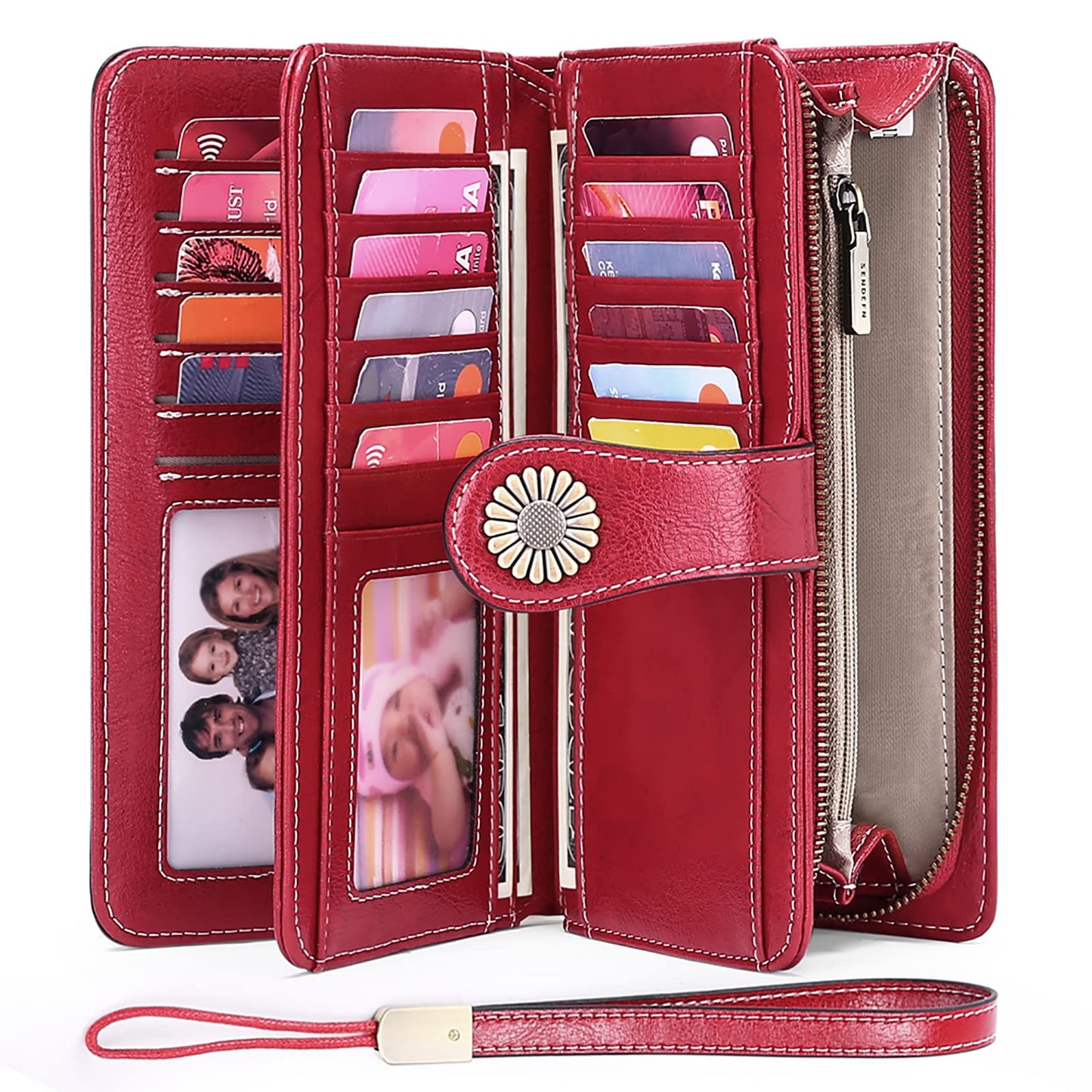 Wallets for Women Genuine Leather
