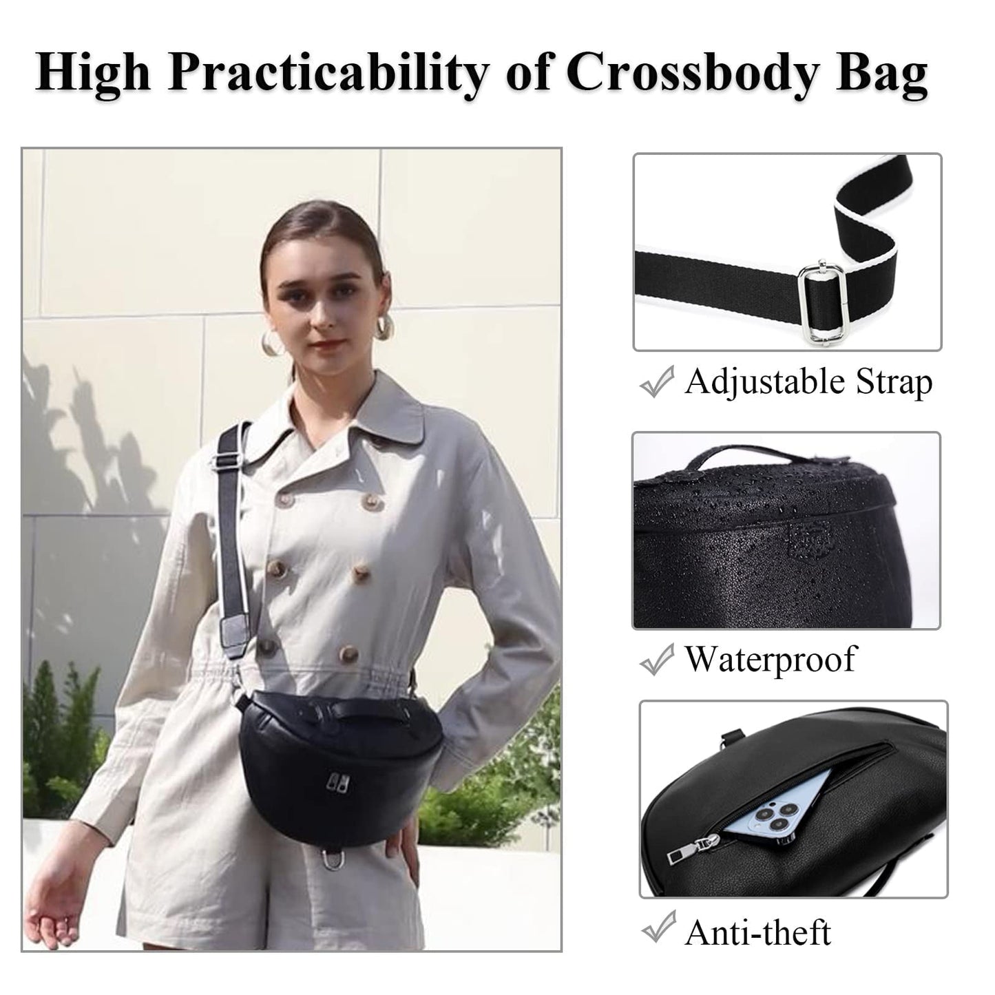 Bum Bag with Wide Strap