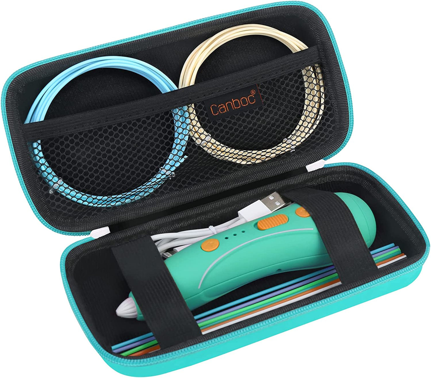 Hard Case for 3Doodler Start+ Essentials (2022) 3D Pen Set for Kids, 3D Pens Storage Organizer Carrying Holder