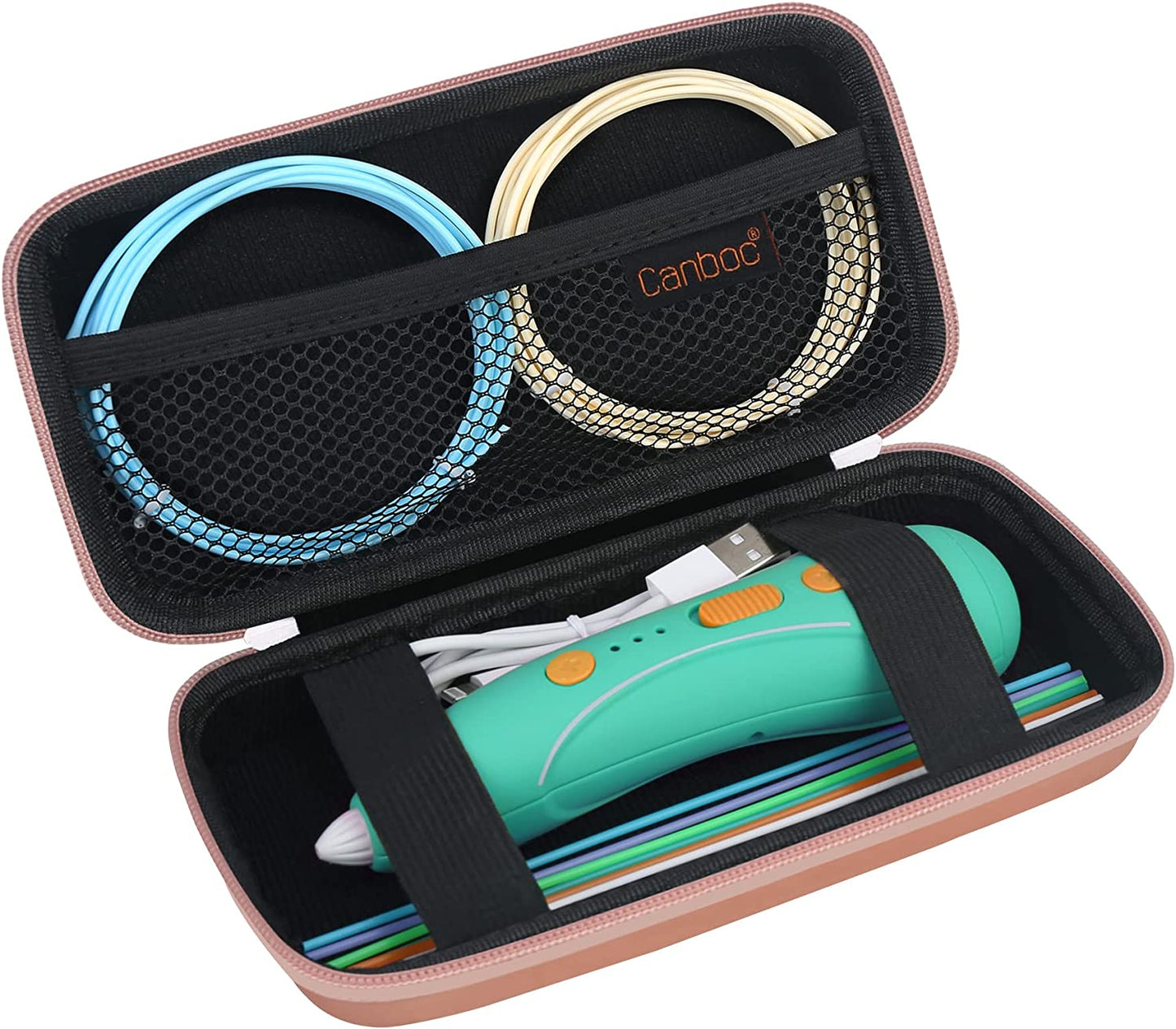 Hard Case for 3Doodler Start+ Essentials (2022) 3D Pen Set for Kids, 3D Pens Storage Organizer Carrying Holder