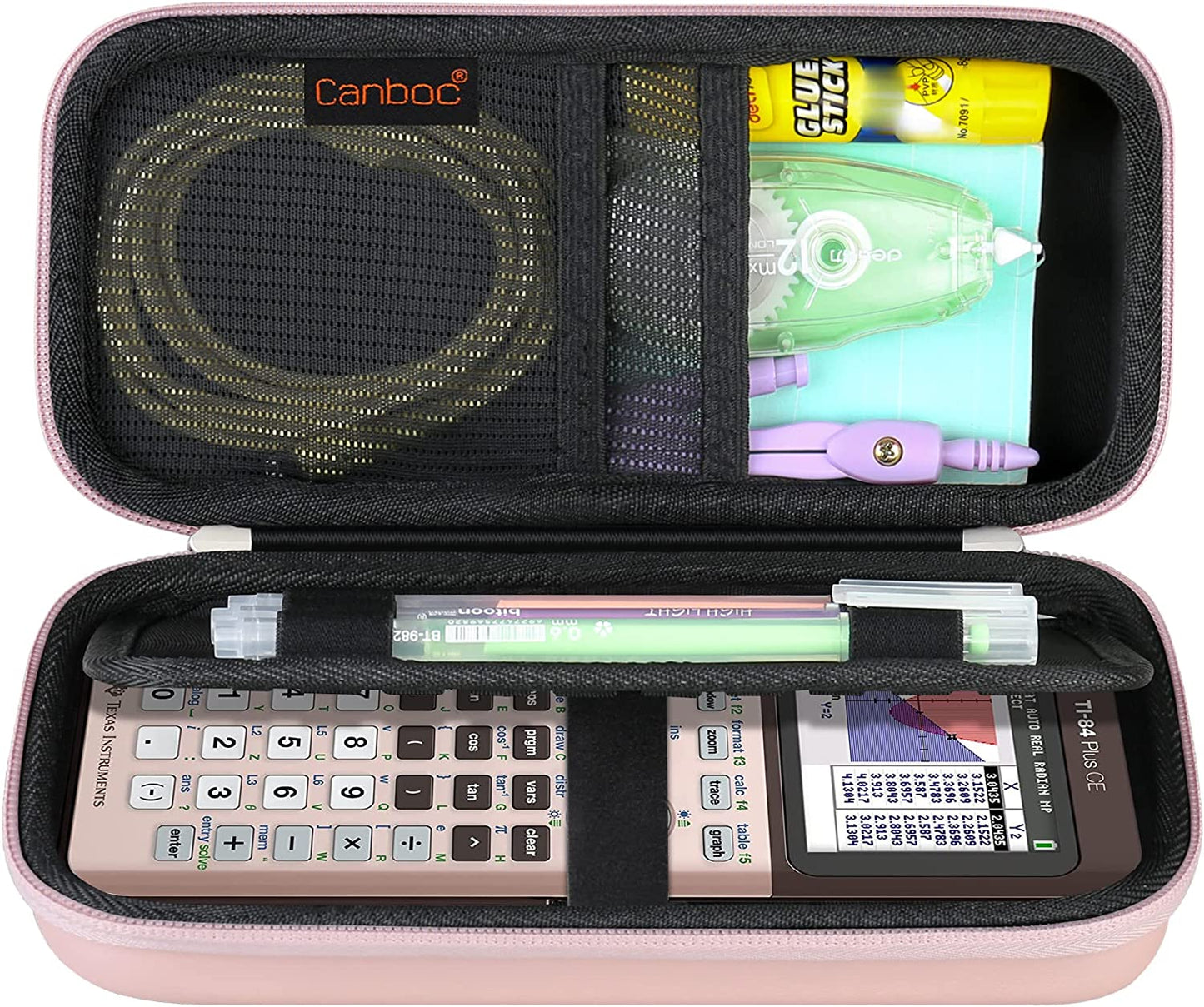 Hard Carrying Case for Texas Instruments Ti-84 Plus CE/Ti-84 Plus/TI-83 Plus/Casio FX-9750GII Graphing Calculator
