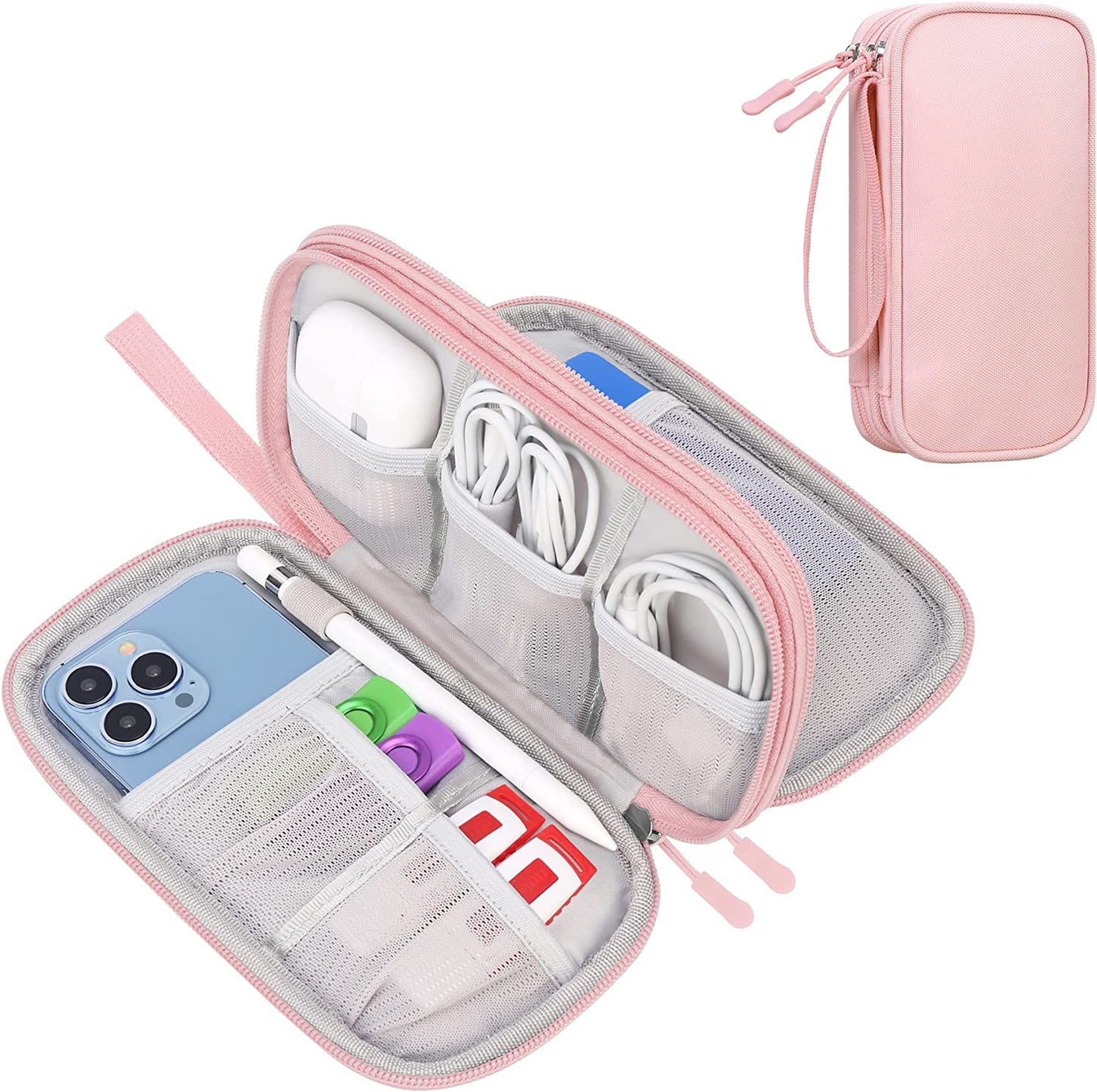 Electronic Organizer Travel Case, Tech Organizer Pouch Bag