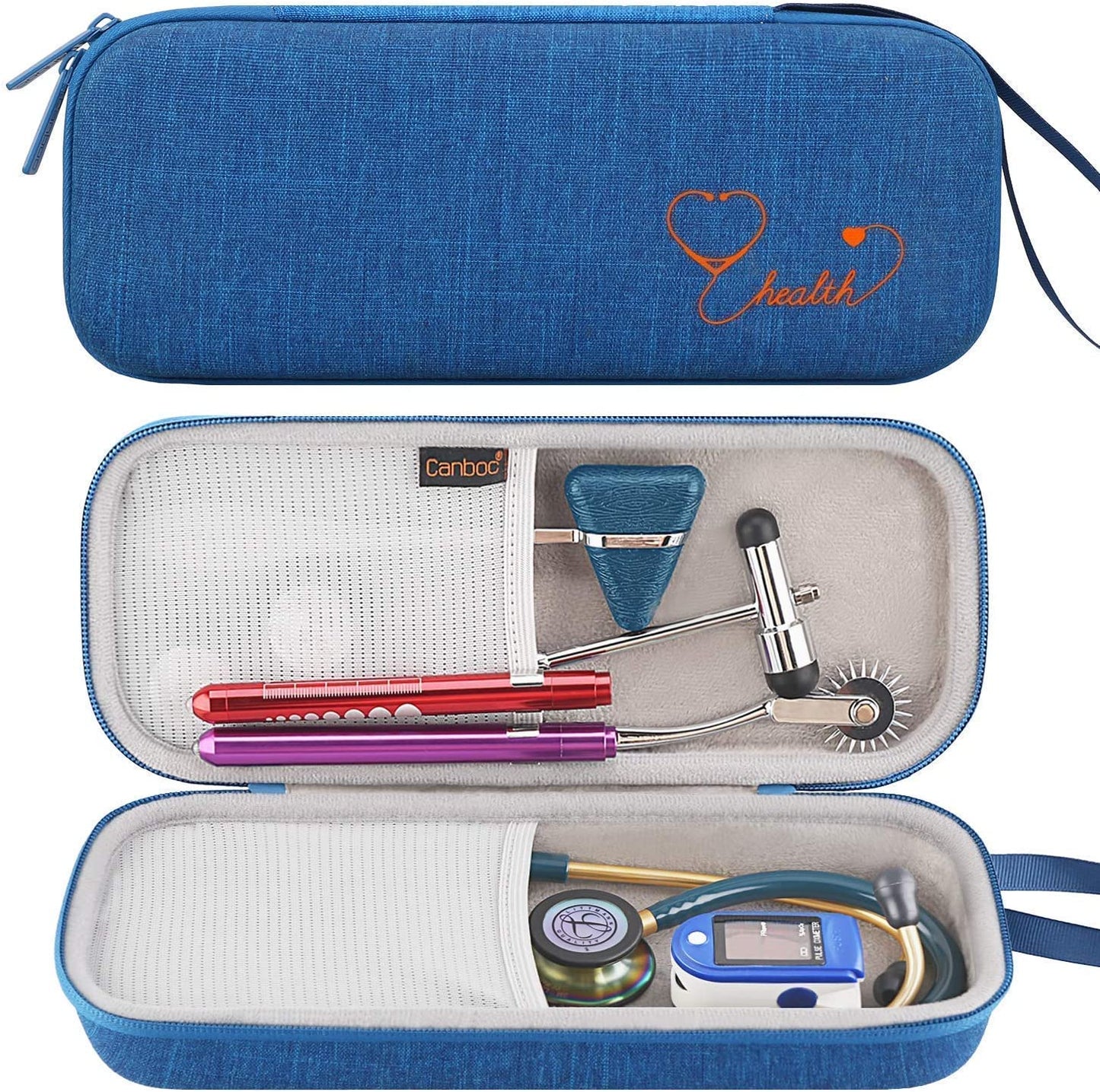 Hard Stethoscope Case for 3M Littmann Classic III, Lightweight II S.E, Cardiology IV, MDF Acoustica Stethoscope
