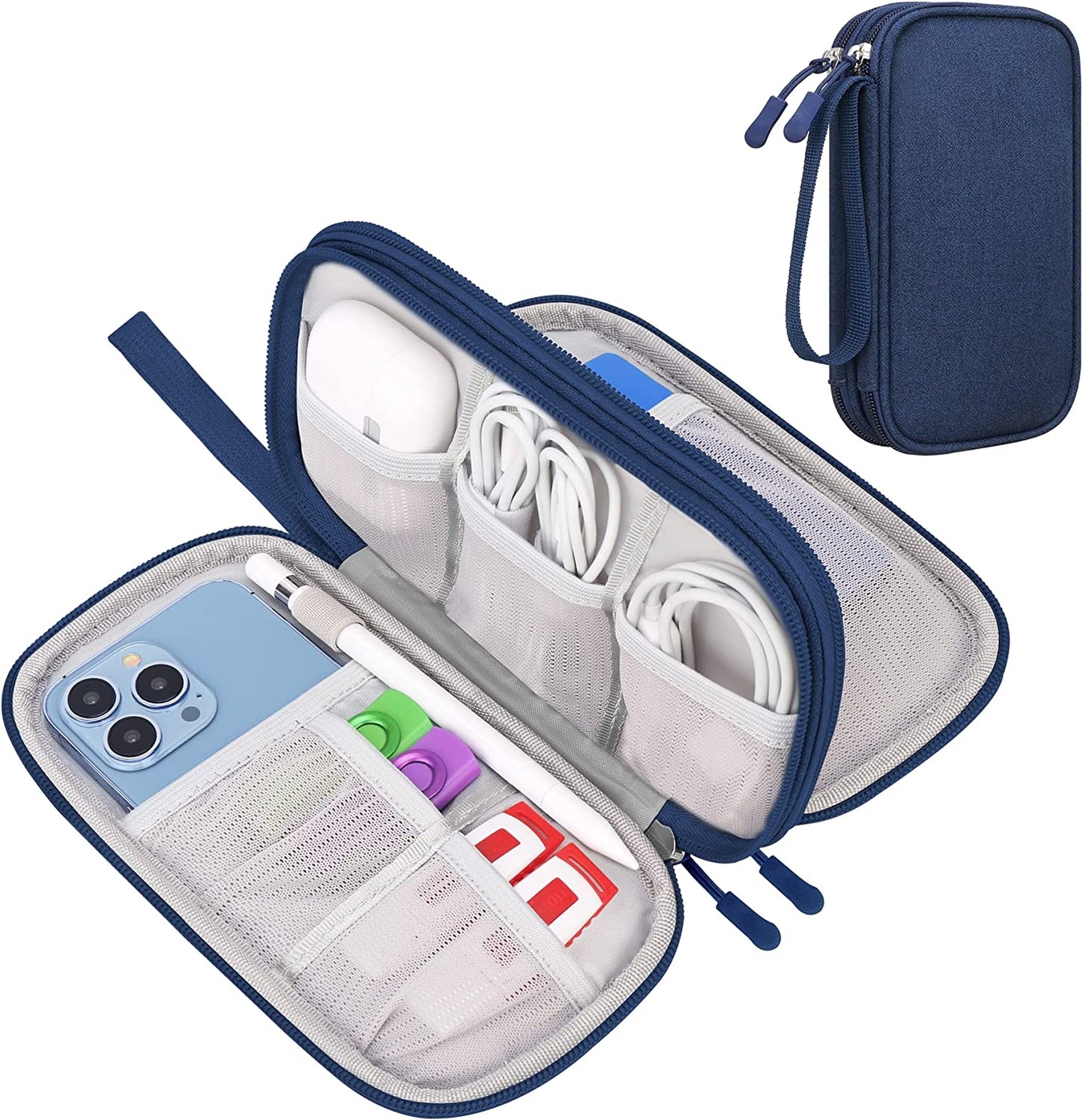 Electronic Organizer Travel Case, Tech Organizer Pouch Bag