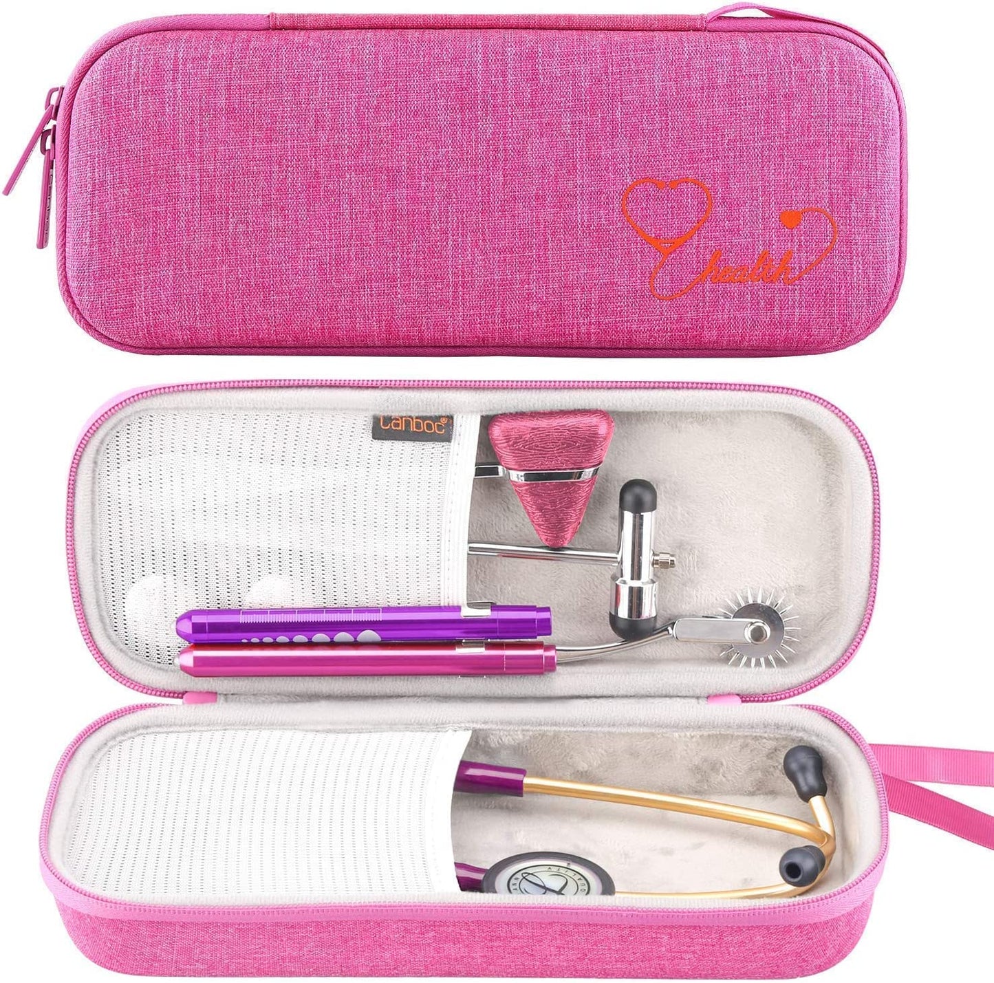 Hard Stethoscope Case for 3M Littmann Classic III, Lightweight II S.E, Cardiology IV, MDF Acoustica Stethoscope