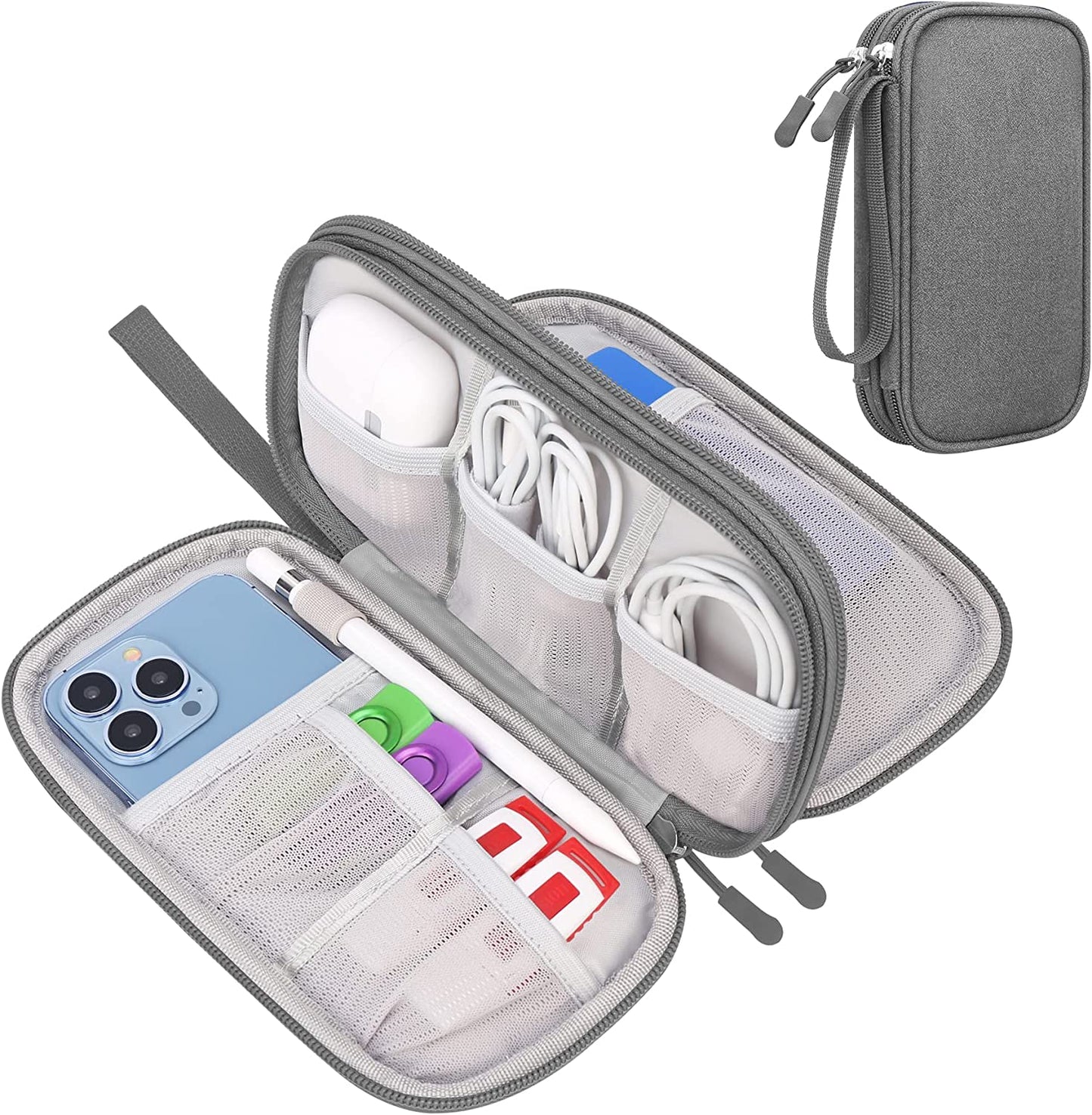 Electronic Organizer Travel Case, Tech Organizer Pouch Bag