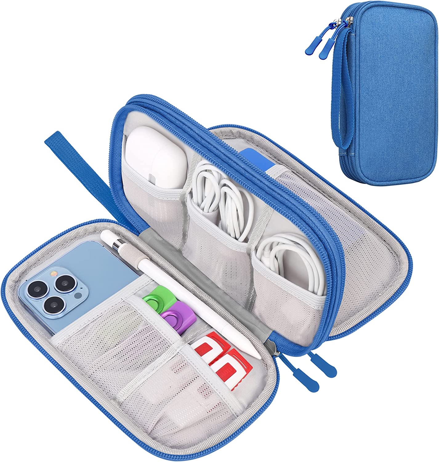 Electronic Organizer Travel Case, Tech Organizer Pouch Bag