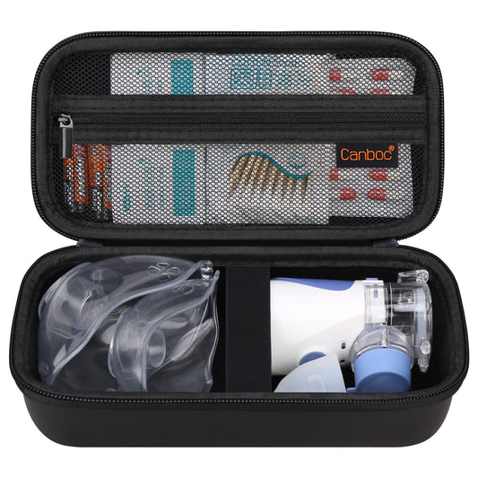 Hard Travel Case for Handheld Inhaler Nebulizer, Home Compression Nebulizer