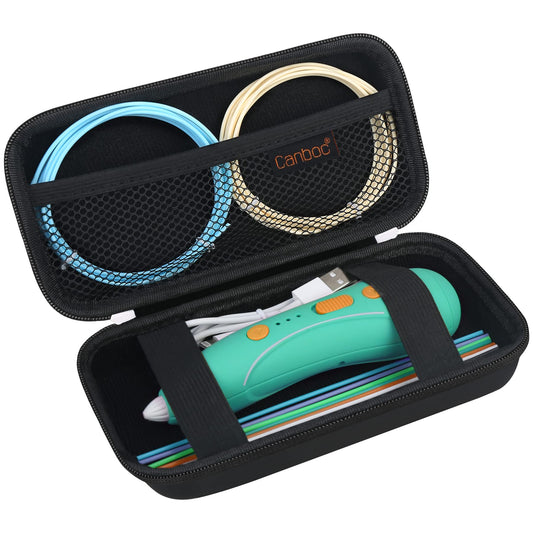 Hard Case for 3Doodler Start+ Essentials (2022) 3D Pen Set for Kids, 3D Pens Storage Organizer Carrying Holder