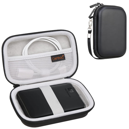 External Hard Drive Carrying Case for Western Digital Elements WD My Passport Canvio Basics Seagate Backup Plus Slim