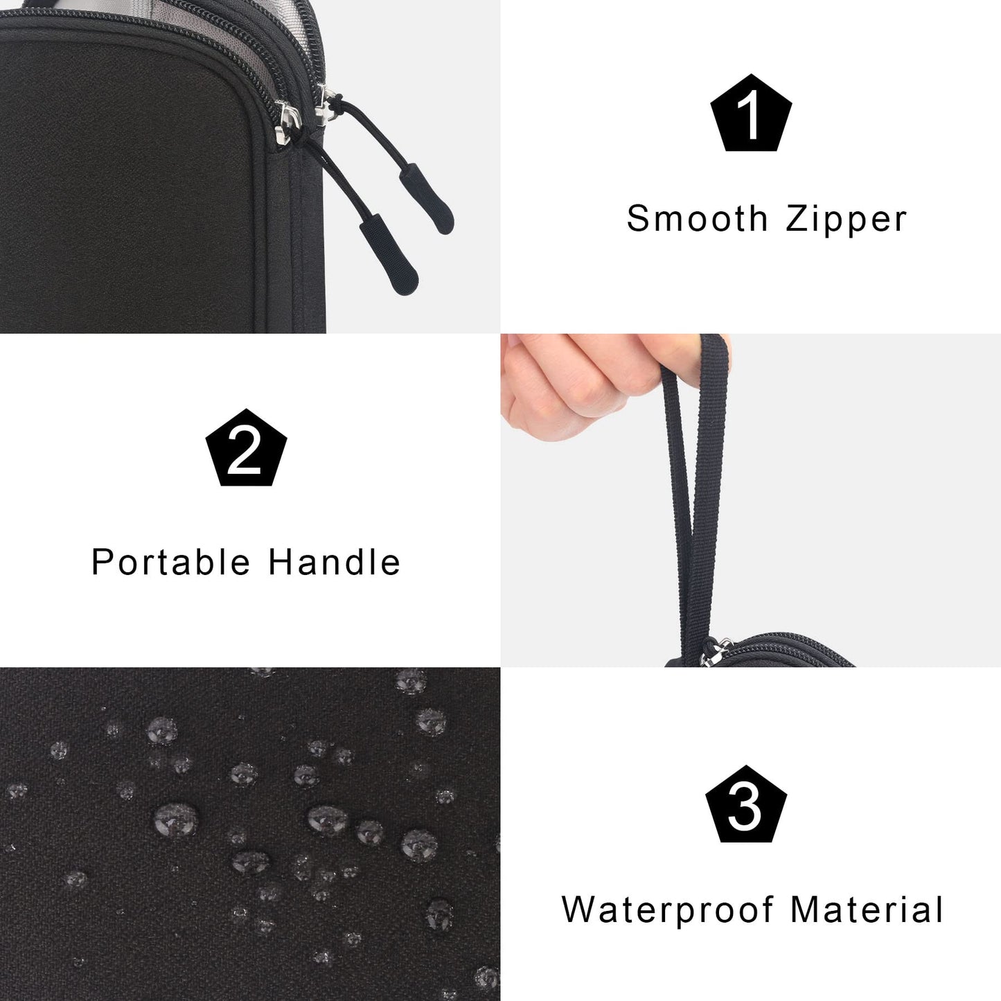 Electronic Organizer Travel Case, Tech Organizer Pouch Bag