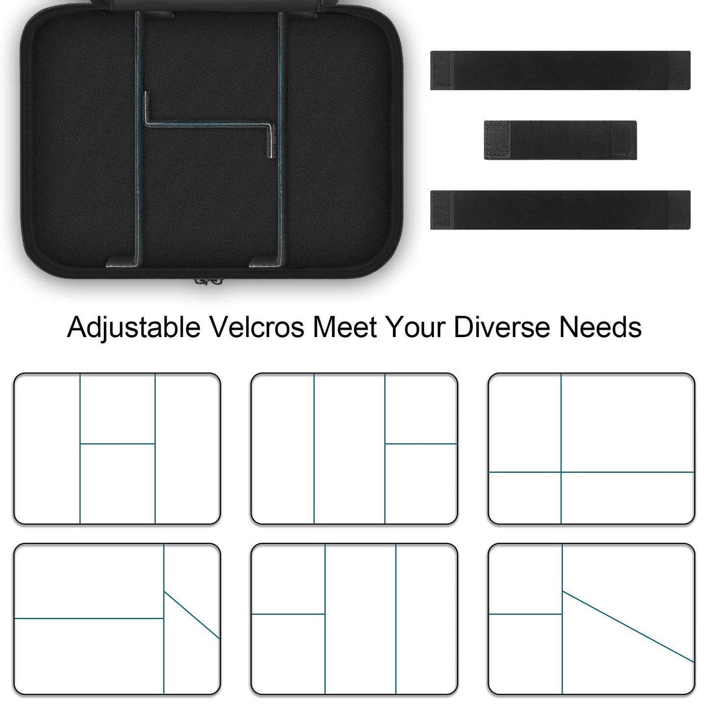 Diabetic Supplies Travel Case, Carrying Organizer for Glucose Meter, Blood Sugar Test Strips