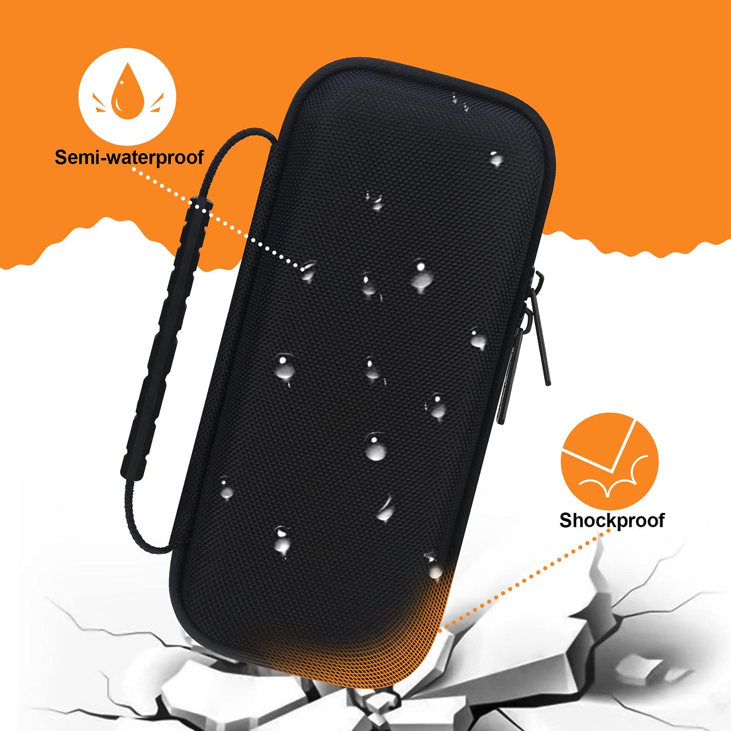 Hard Carrying Case for Bushnell Wingman Golf GPS Speaker