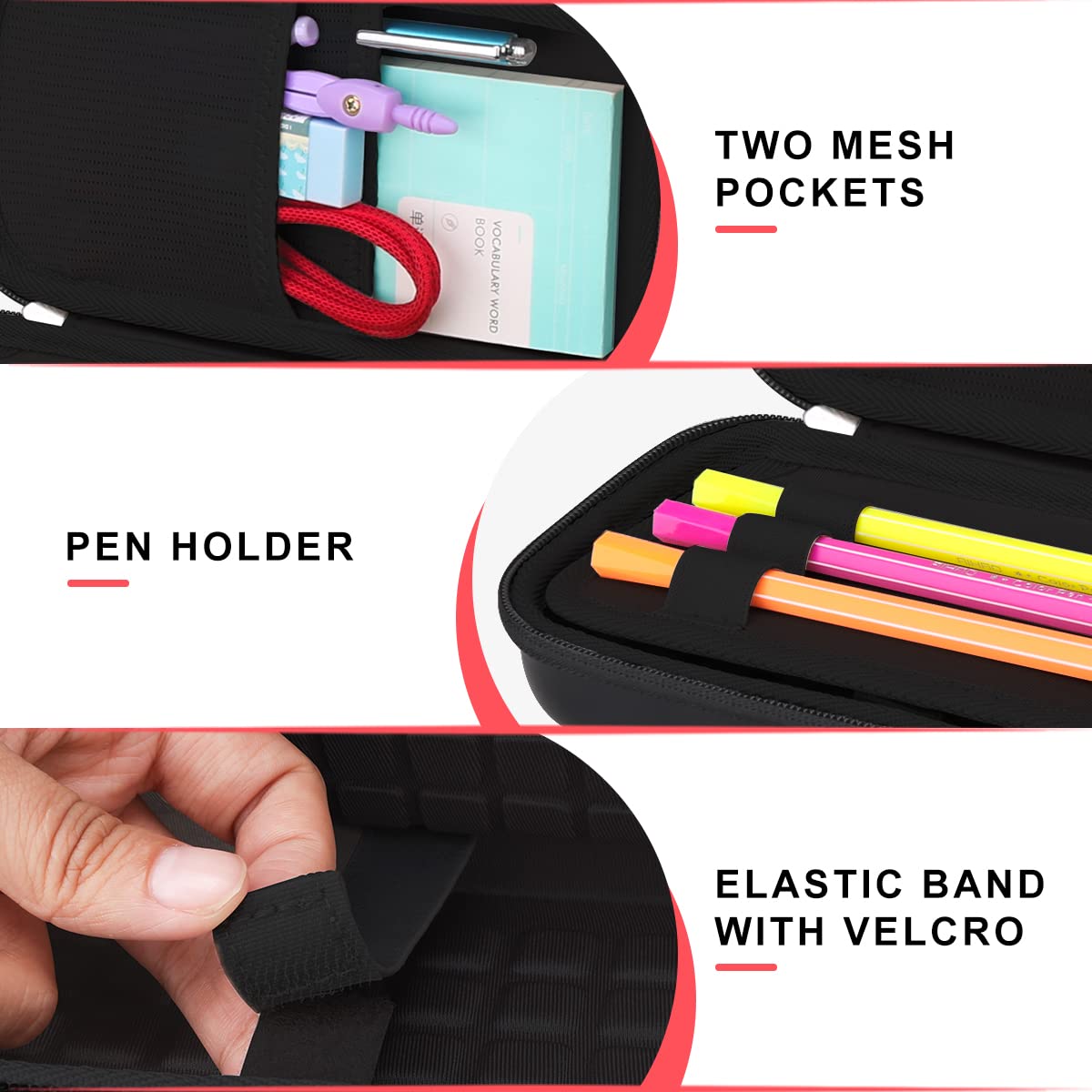 Hard Carrying Case for Texas Instruments Ti-84 Plus CE/Ti-84 Plus/TI-83 Plus/Casio FX-9750GII Graphing Calculator