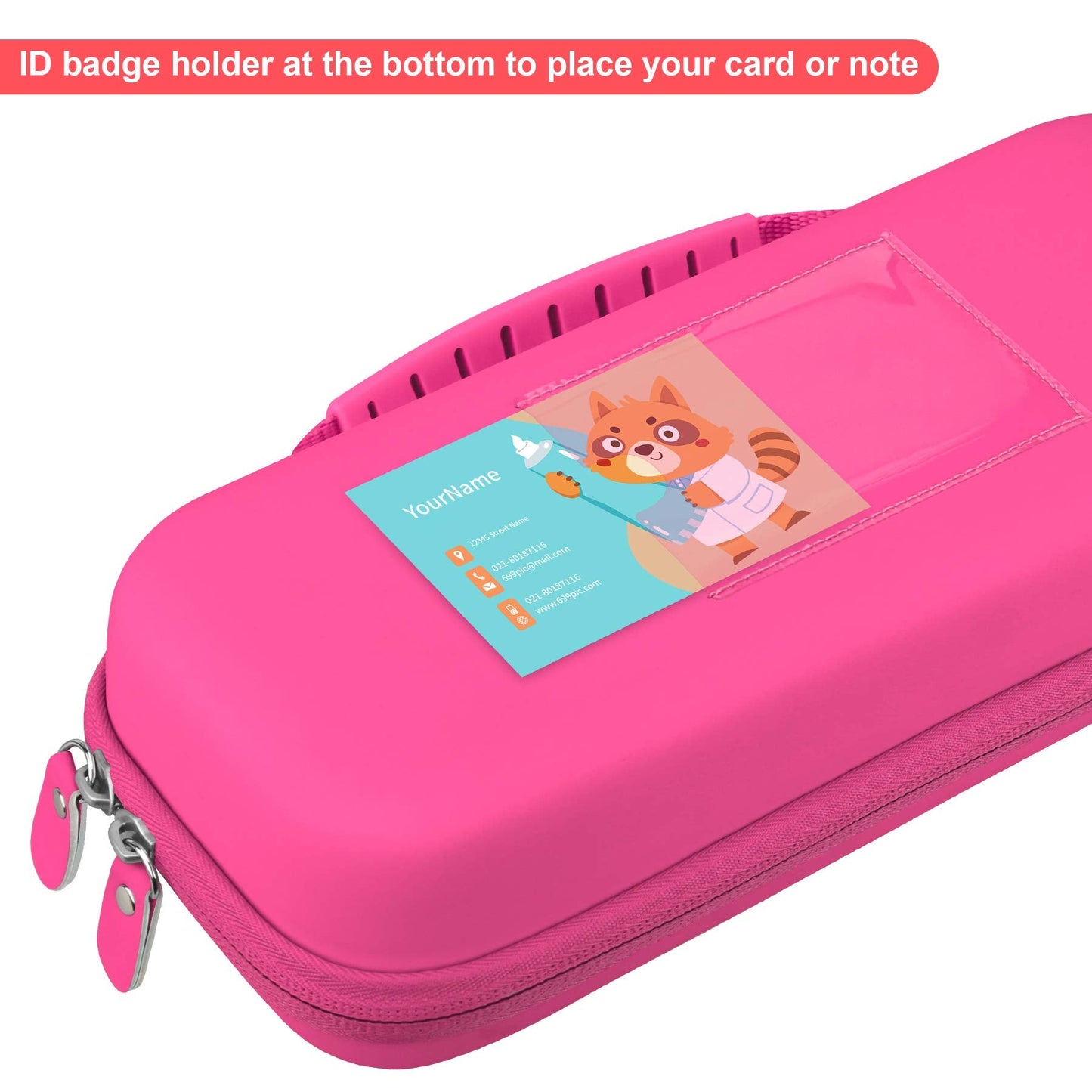 Stethoscope Case, Large Stethoscope Holder with ID Slot, Compatible with 3M Littmann Classic III, Lightweight II S.E., Cardiology IV Stethoscope