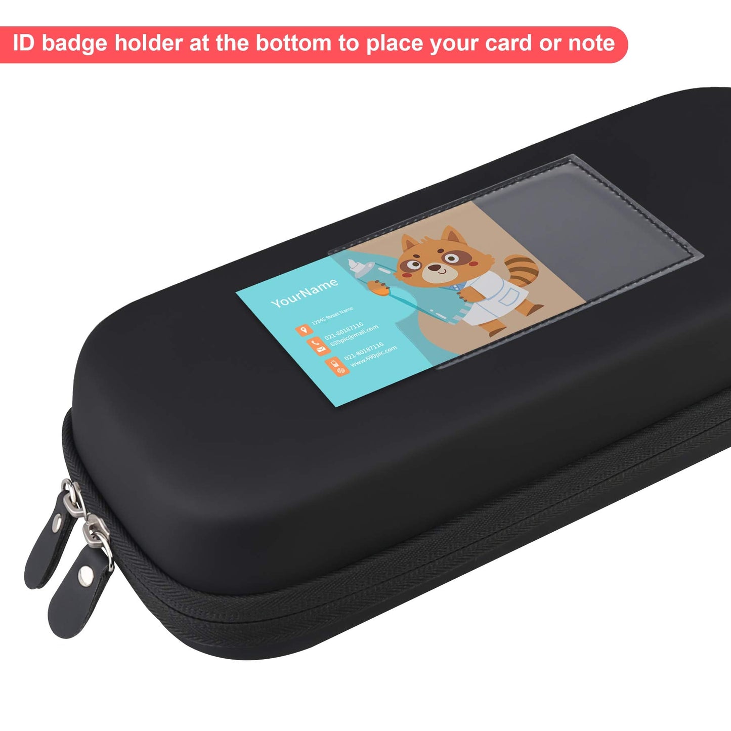 Stethoscope Case, Large Stethoscope Holder with ID Slot, Compatible with 3M Littmann Classic III, Lightweight II S.E., Cardiology IV Stethoscope