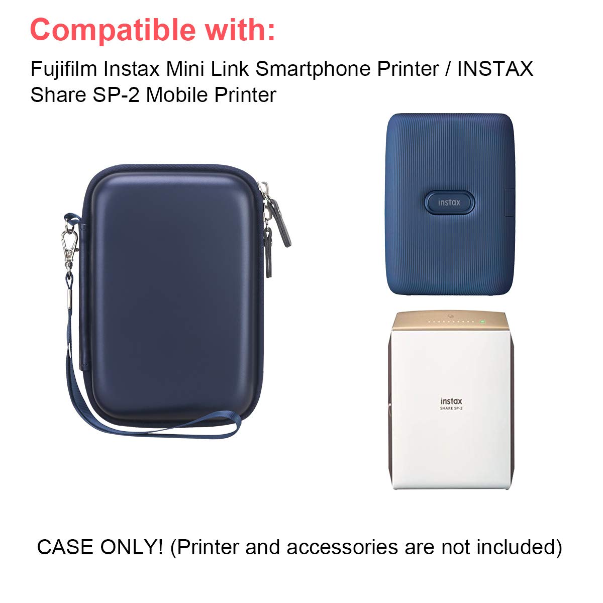 Hard Case for Fujifilm Instax Mini Link 2/ Instax Mini Link Smartphone Printer