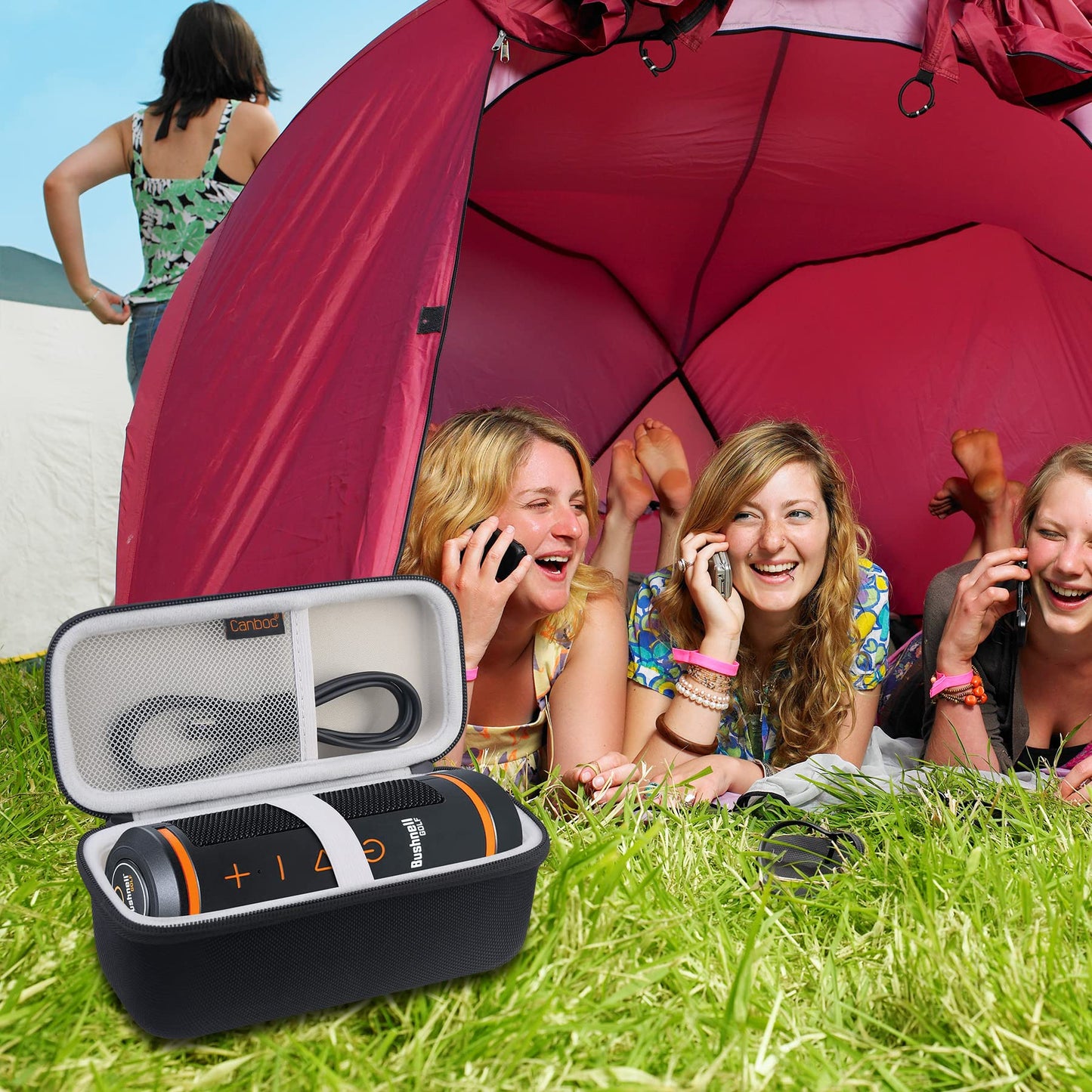 Hard Carrying Case for Bushnell Wingman Golf GPS Speaker